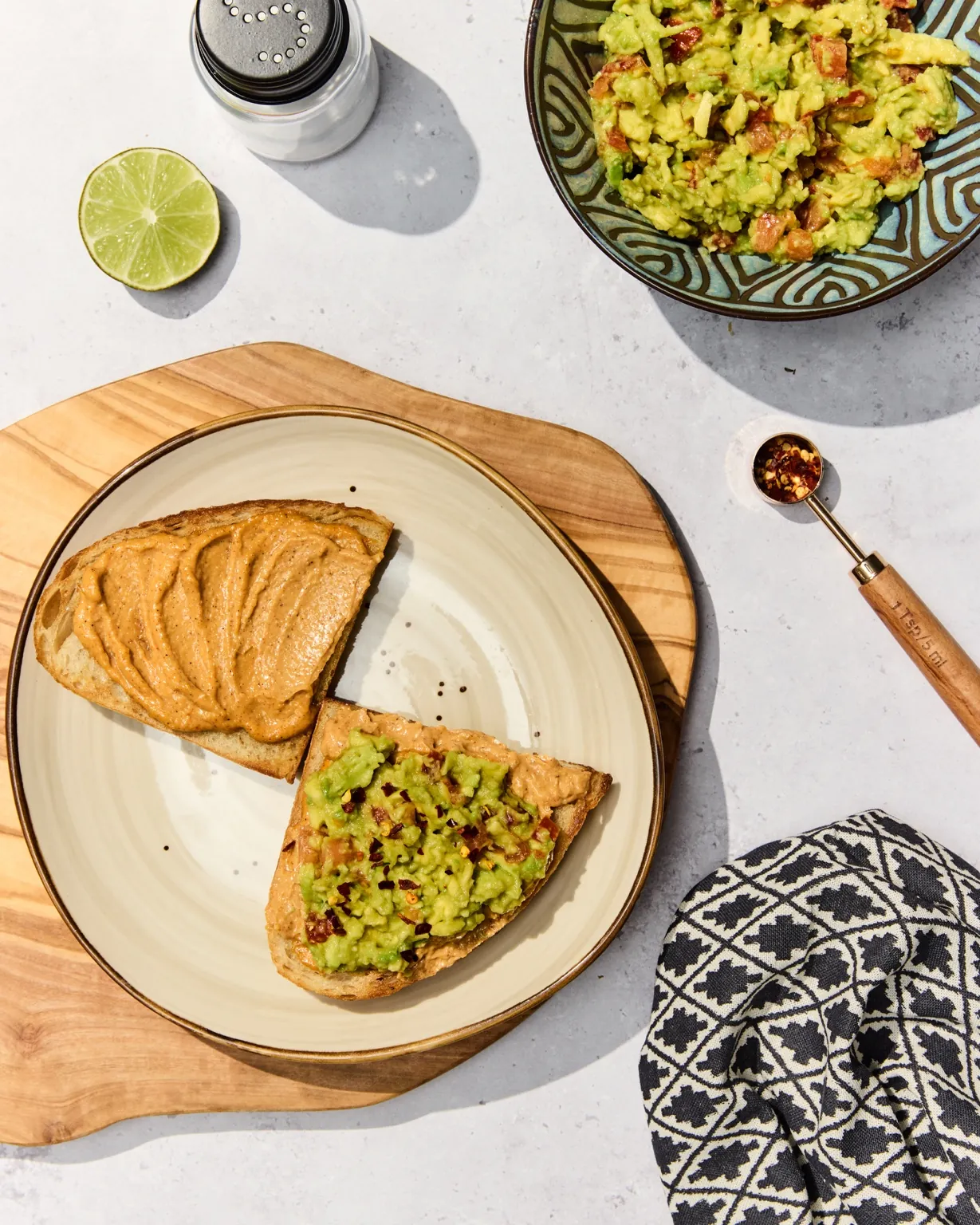 image of Garlic Bread Avocado Toast with Tomatoes